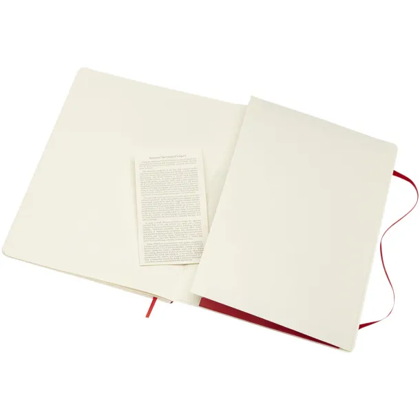 Moleskine Classic XL soft cover notebook - ruled - Moleskine Scarlet red