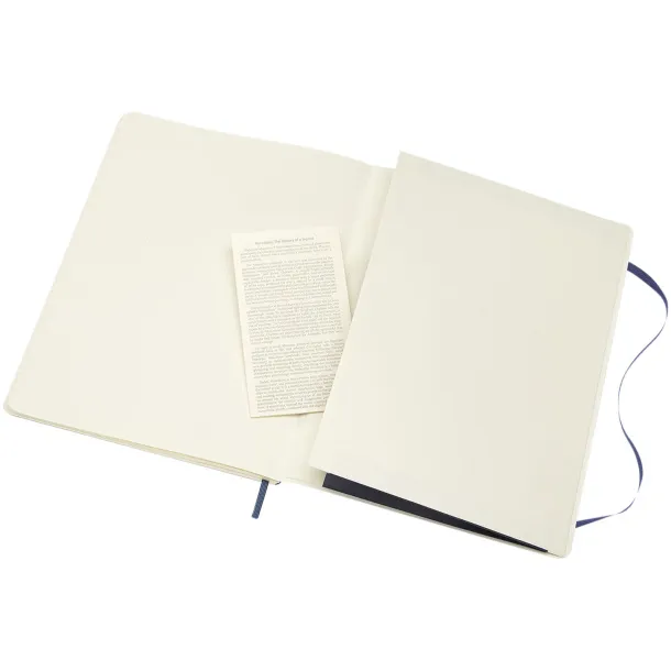 Moleskine Classic XL soft cover notebook - ruled - Moleskine Sapphire blue