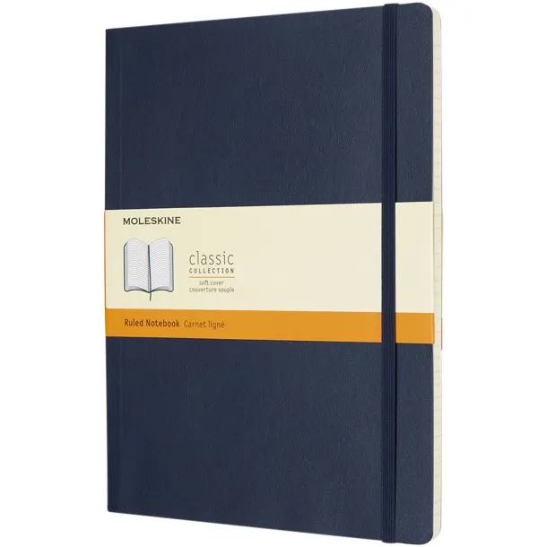 Moleskine Classic XL notes s mekim koricama - Moleskine Sapphire blue