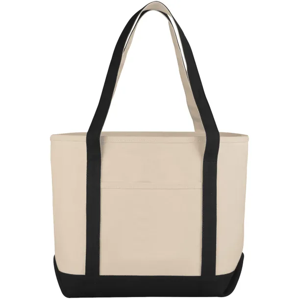 Premium heavy-weight 610 g/m² cotton tote bag - Bullet Natural Crna