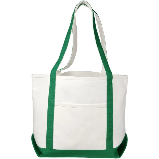Premium heavy-weight 610 g/m² cotton tote bag - Bullet Natural Green