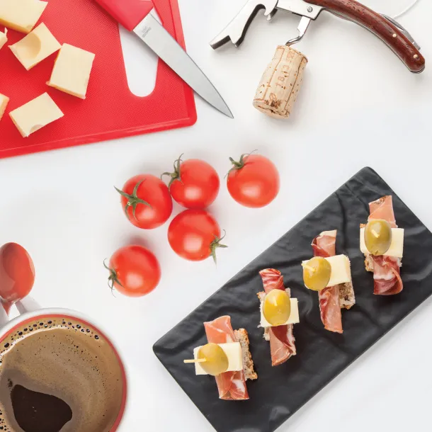 Pizax serving plate Black