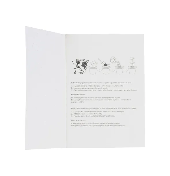 Funtil seed paper notebook White