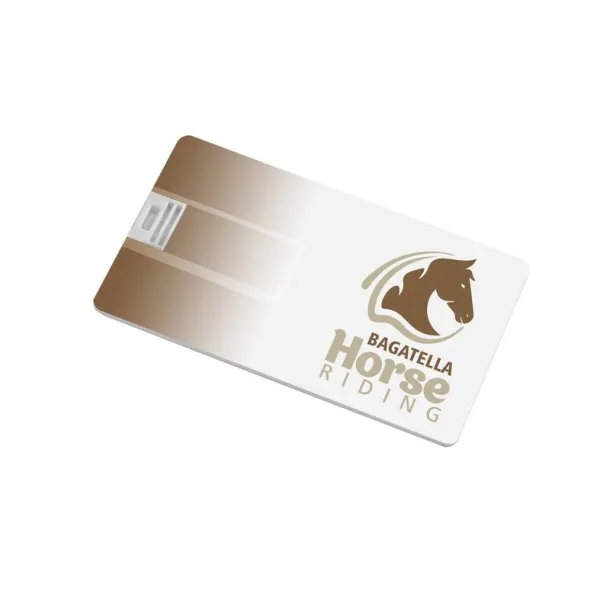  USB credit card memorijski stick white