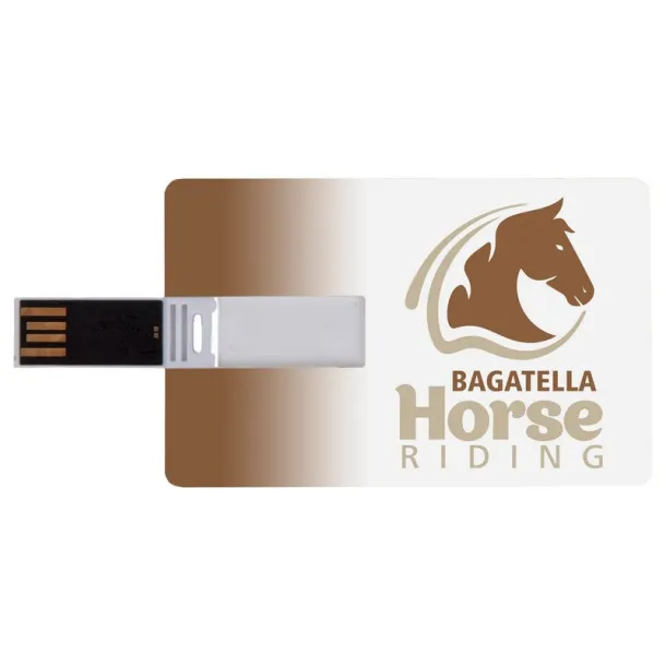  USB credit card memorijski stick white