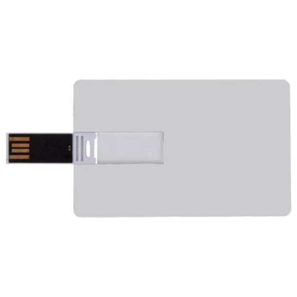 USB credit card memorijski stick white