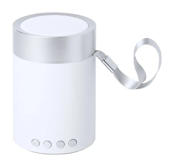 Garbo bluetooth speaker Silver White