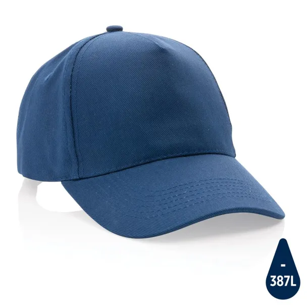 Impact 5panel 280gr Rcotton cap with AWARE™ tracer - XD Collection Navy Blue 