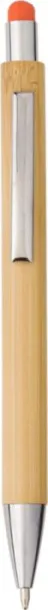 Claire Bamboo and plastic ballpen  Narančasta