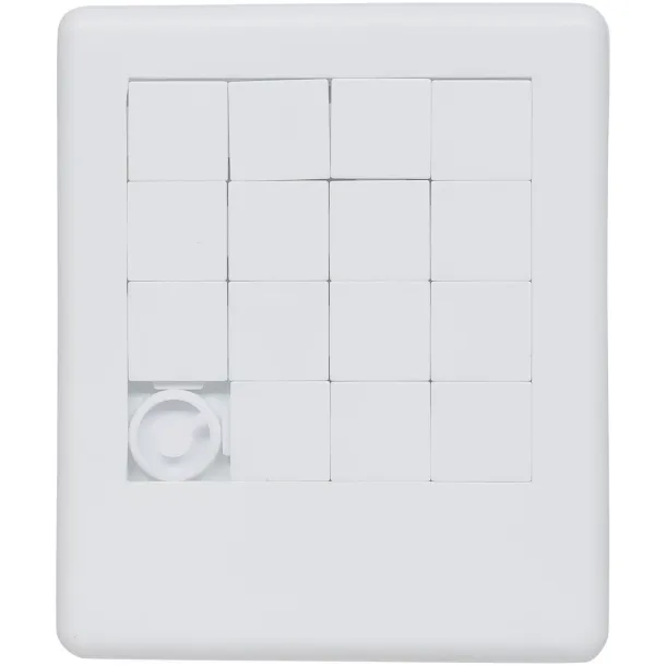 Paulo square slide puzzle - Bullet White