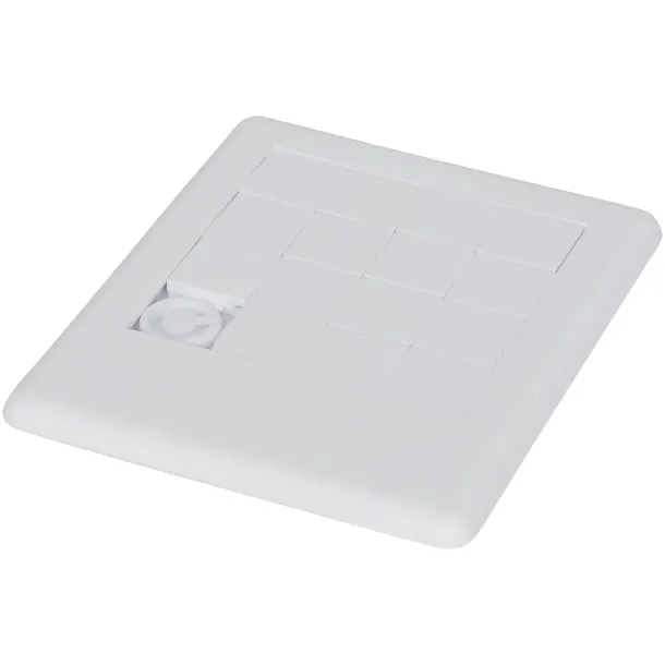Paulo square slide puzzle - Bullet White