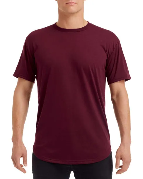 ADULT CURVE TEE - Anvil Maroon