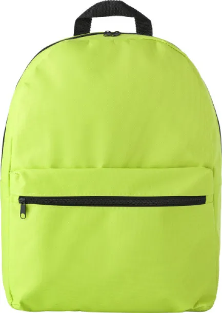 Dave Polyester (600D) backpack  lime