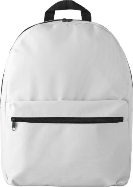 Dave Polyester (600D) backpack  white