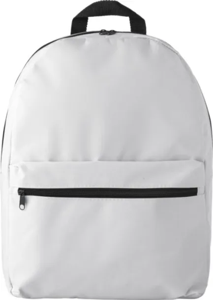 Dave Polyester (600D) backpack  Bijela