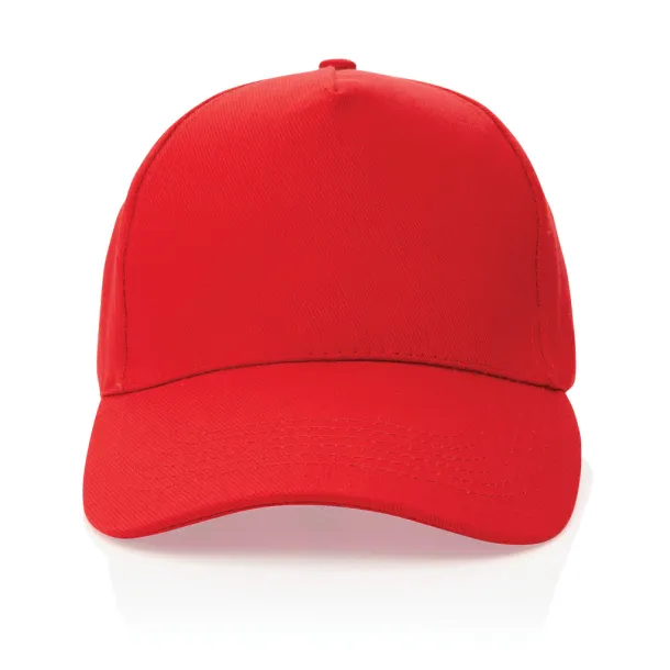 Impact 5panel 280gr Rcotton cap with AWARE™ tracer - XD Collection Red 