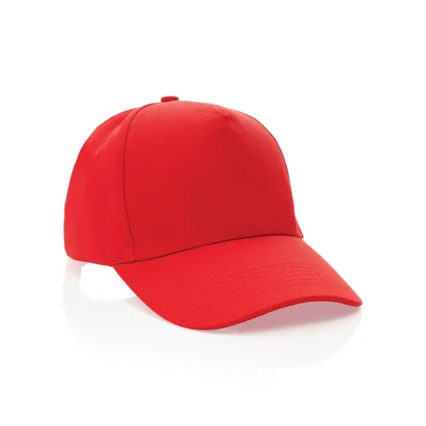 Impact 5panel 280gr Rcotton cap with AWARE™ tracer - XD Collection Red 