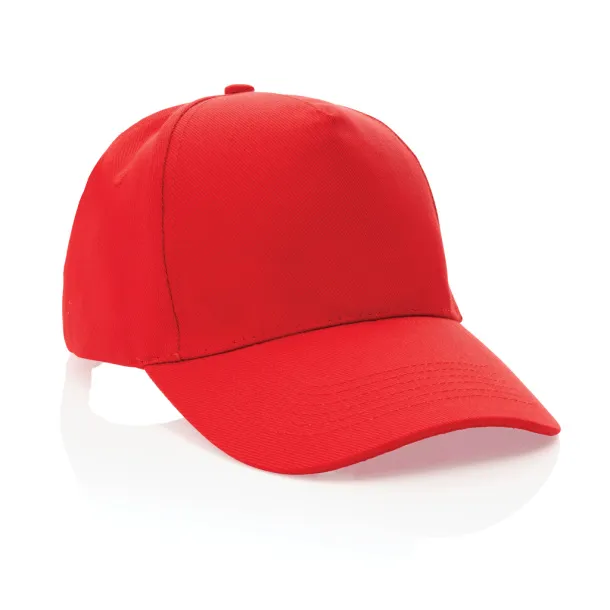 Impact 5panel 280gr Rcotton cap with AWARE™ tracer - XD Collection Red 