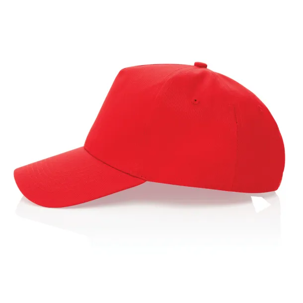 Impact 5panel 280gr Rcotton cap with AWARE™ tracer - XD Collection Red 