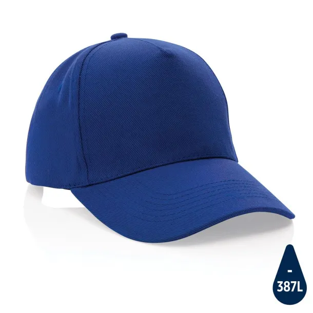 Impact 5panel 280gr Rcotton cap with AWARE™ tracer - XD Collection Blue 