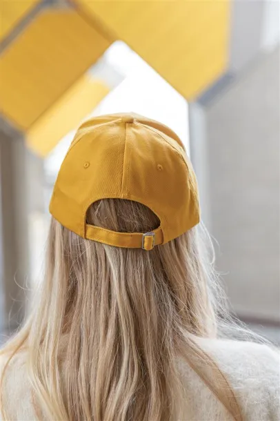 Impact 5panel 280gr Rcotton cap with AWARE™ tracer - XD Collection Yellow 