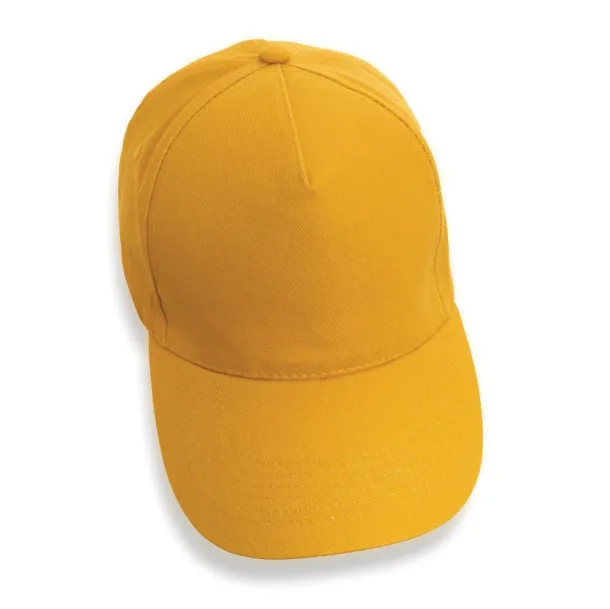 Impact 5panel 280gr Rcotton cap with AWARE™ tracer - XD Collection Yellow 