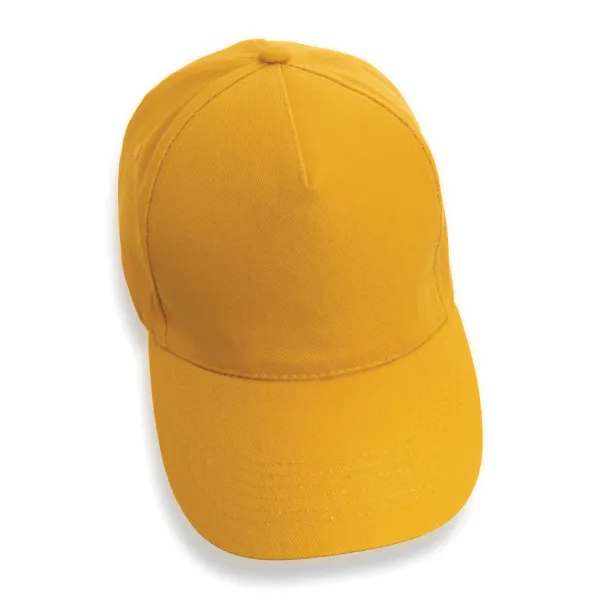 Impact 5panel 280gr Rcotton cap with AWARE™ tracer - XD Collection Yellow 