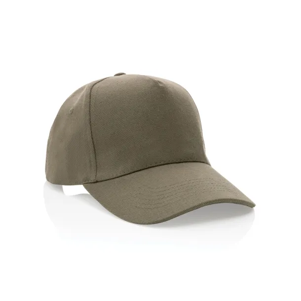 Impact 280gr kapa šilterica od recikliranog pamuka s AWARE™ tragačem - 5 panela - XD Collection Zelena 