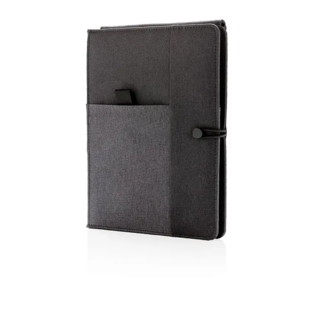  Kyoto notebook with 5W wireless charging Black