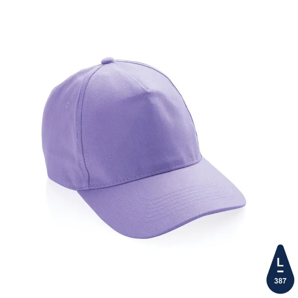Impact 5panel 280gr Rcotton cap with AWARE™ tracer - XD Collection Lavanda