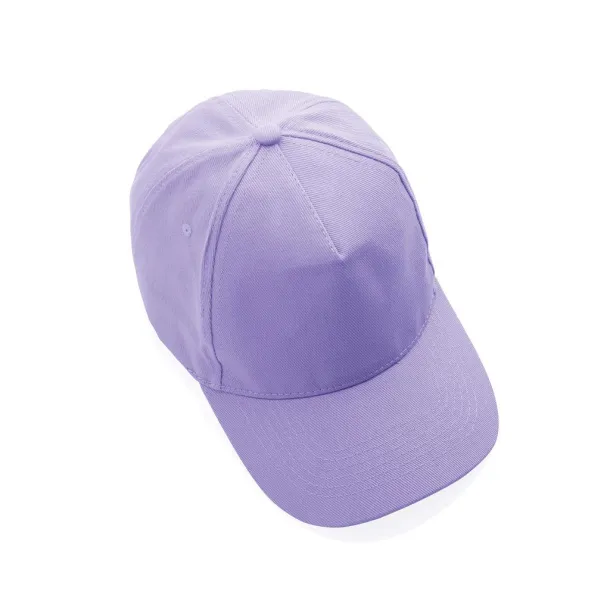 Impact 5panel 280gr Rcotton cap with AWARE™ tracer - XD Collection purple 