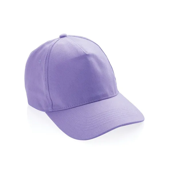 Impact 5panel 280gr Rcotton cap with AWARE™ tracer - XD Collection purple 