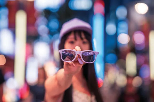 Impact 280gr kapa šilterica od recikliranog pamuka s AWARE™ tragačem - 5 panela - XD Collection Lavanda