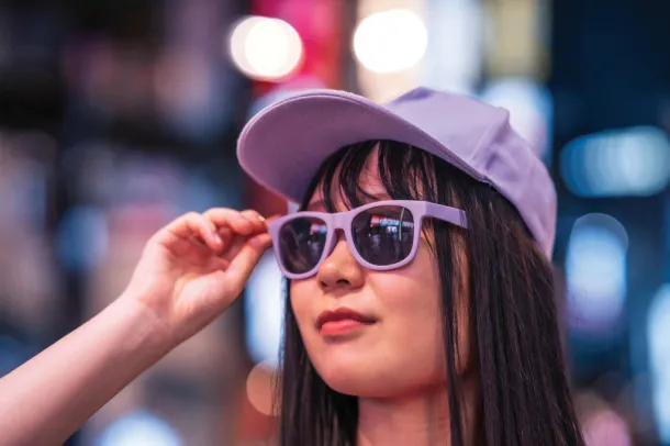 Impact 280gr kapa šilterica od recikliranog pamuka s AWARE™ tragačem - 5 panela - XD Collection purple 