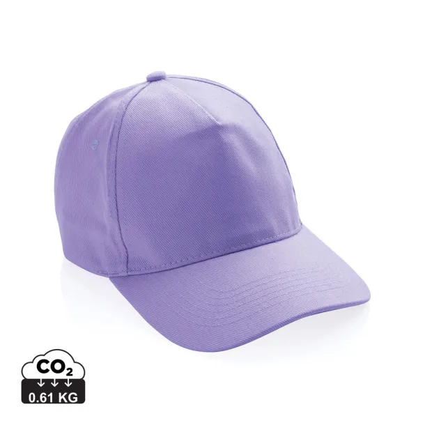 Impact 5panel 280gr Rcotton cap with AWARE™ tracer - XD Collection purple 