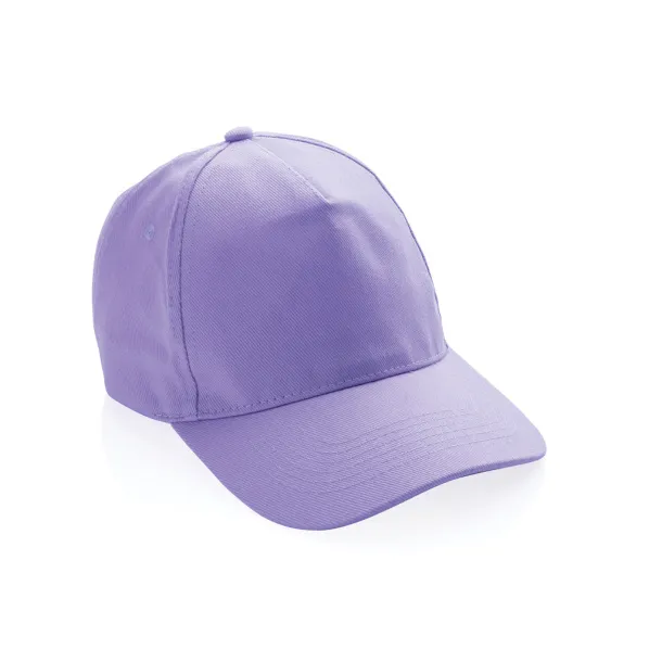 Impact 5panel 280gr Rcotton cap with AWARE™ tracer - XD Collection purple 