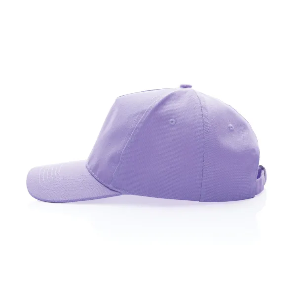 Impact 5panel 280gr Rcotton cap with AWARE™ tracer - XD Collection purple 