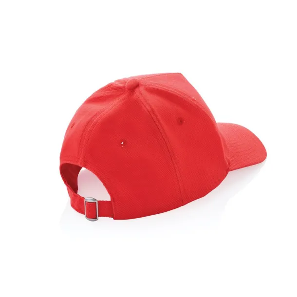Impact 280gr kapa šilterica od recikliranog pamuka s AWARE™ tragačem - 5 panela - XD Collection Red 
