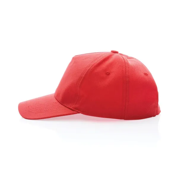 Impact 5panel 280gr Rcotton cap with AWARE™ tracer - XD Collection luscious red