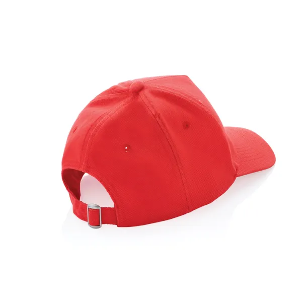 Impact 280gr kapa šilterica od recikliranog pamuka s AWARE™ tragačem - 5 panela - XD Collection Red 