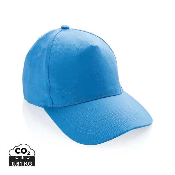 Impact 5panel 280gr Rcotton cap with AWARE™ tracer - XD Collection blue 