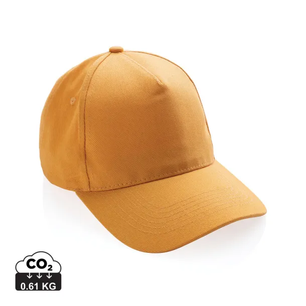 Impact 5panel 280gr Rcotton cap with AWARE™ tracer - XD Collection sundial orange