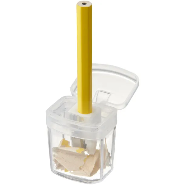 Sharpi sharpener with container - Bullet White