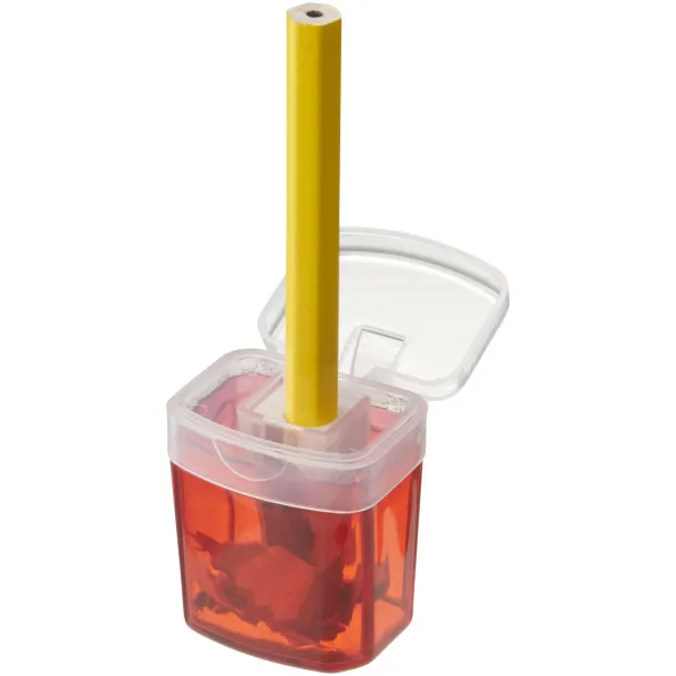 Sharpi sharpener with container - Bullet Red