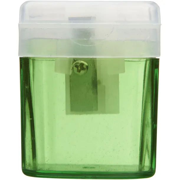 Sharpi sharpener with container - Bullet Green