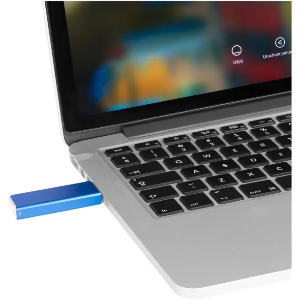 Glide 2GB USB flash drive - Bullet Solid black