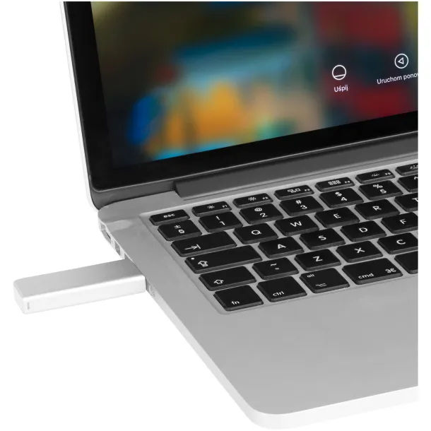 Glide 2GB USB flash drive - Bullet Silver