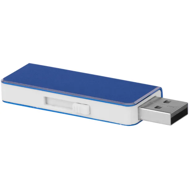 Glide 2GB USB flash drive - Bullet Royal blue