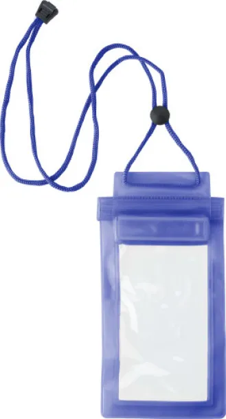 EMILY PVC pouch for mobile devices cobalt blue