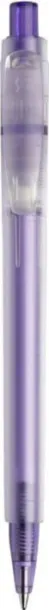 STILOLINEA OSLO Stilolinea Oslo frosty plastic ballpen - Stilolinea purple